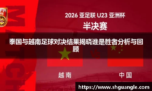 银河泰国与越南足球对决结果揭晓谁是胜者分析与回顾